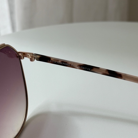 Tom Ford Binx FT680 Sunglasses (Purple Gradient Aviator) main image 5